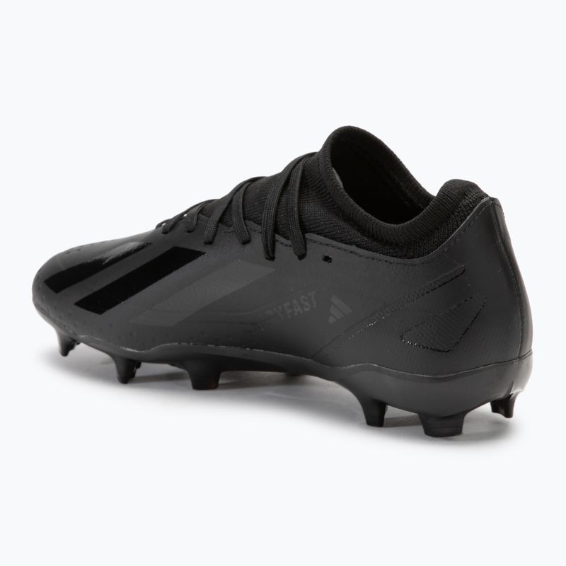 Férfi adidas X Crazyfast 3 FG core black futballcipő 3