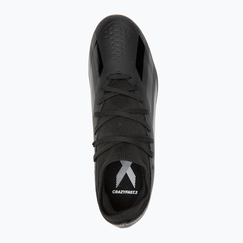Férfi adidas X Crazyfast 3 FG core black futballcipő 5