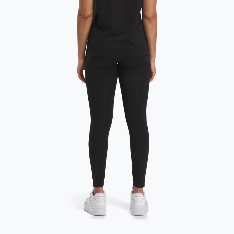 Női Reebok Identity Small Logo pamut leggings fekete 3