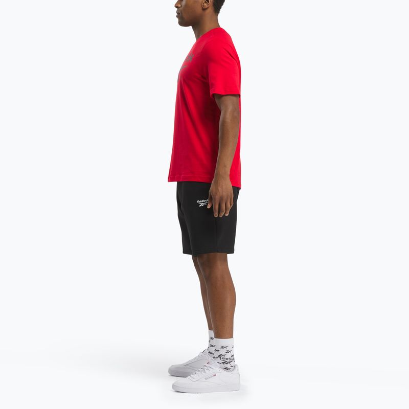 Férfi Reebok póló Reebok Identity Big Logo Tee vektor piros 2