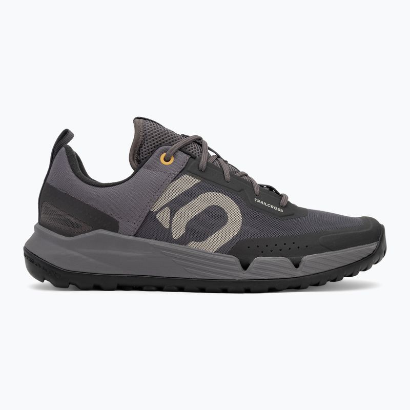 Férfi adidas FIVE TEN Trailcross LT platform kerékpáros cipő faszén/putty szürke/zab szürke/zab 2