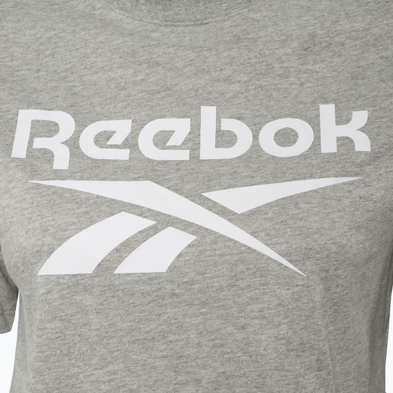 Női Reebok Identity Big Logo Crop Tee középszürke szürke sáska 3