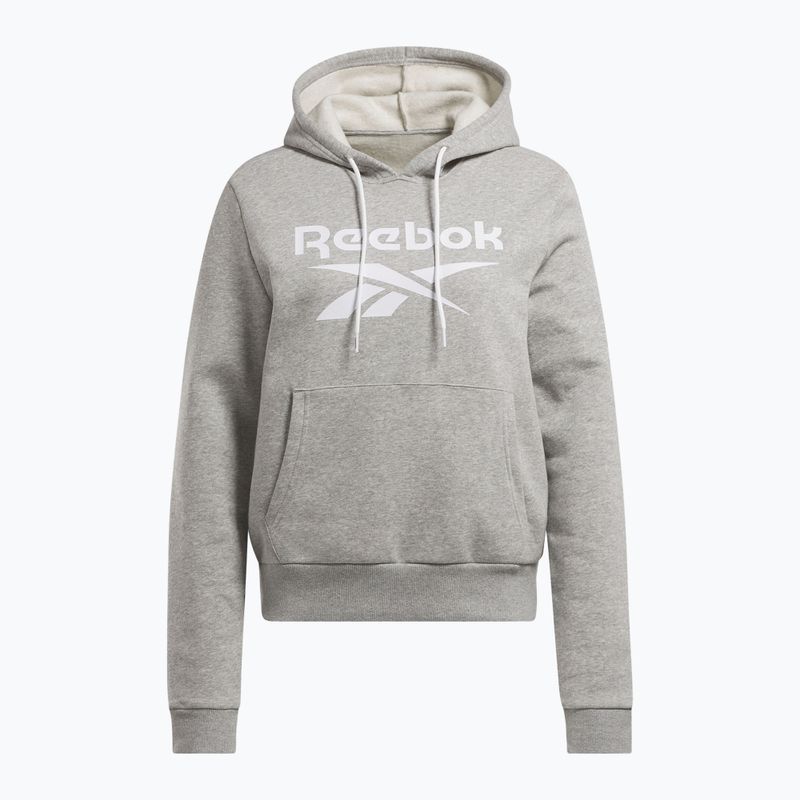 Női Reebok Identity Big Logo Fleece pulóver közepes szürke szürke sörény 3