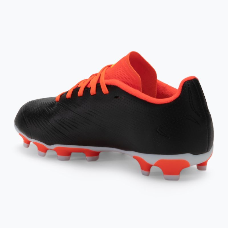 adidas Predator League MG core black/felhőfehér/napvörös gyermek focicipő 3