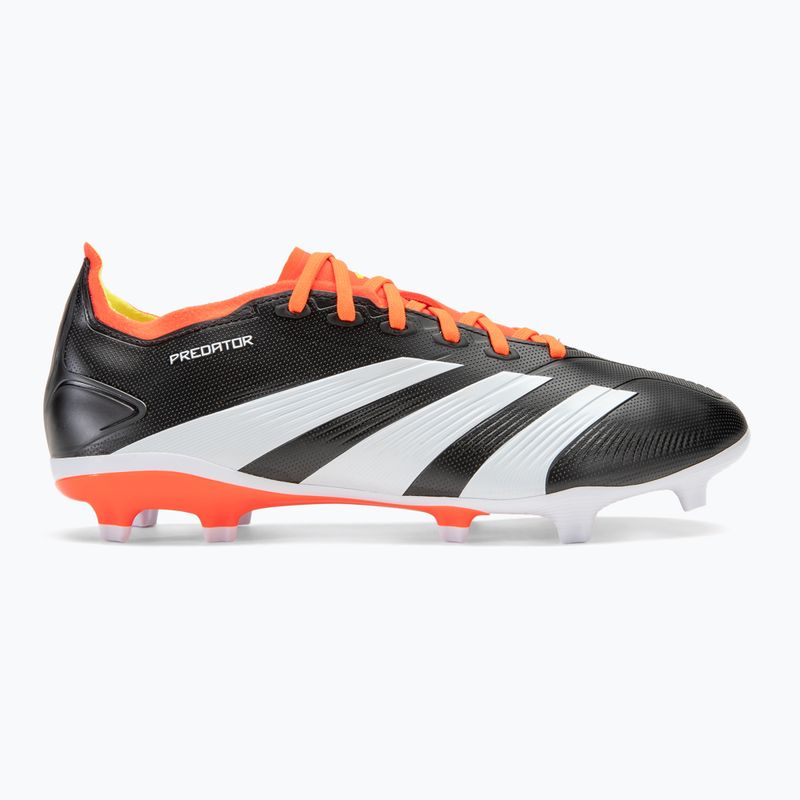 Futballcipő adidas Predator League FG core black/felhőfehér/szoláris piros 2