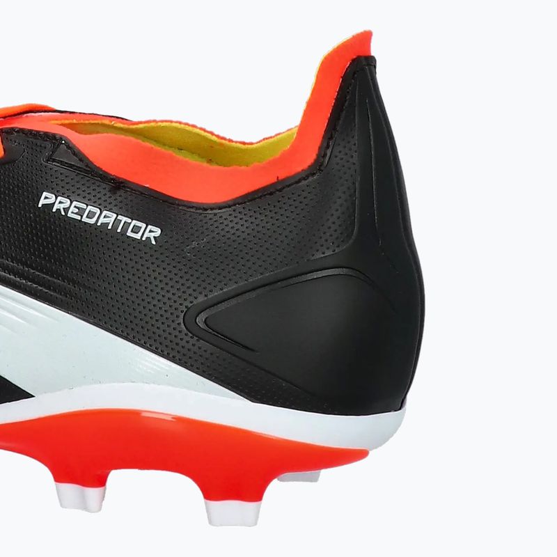 Futballcipő adidas Predator League FG core black/felhőfehér/szoláris piros 8
