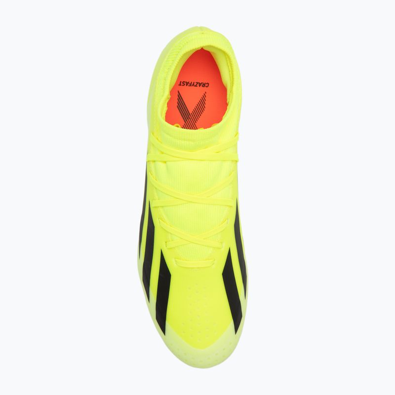 Férfi adidas X Crazyfast League FG csapat futballcipő napsárga/mag fekete/felhő fehér 6