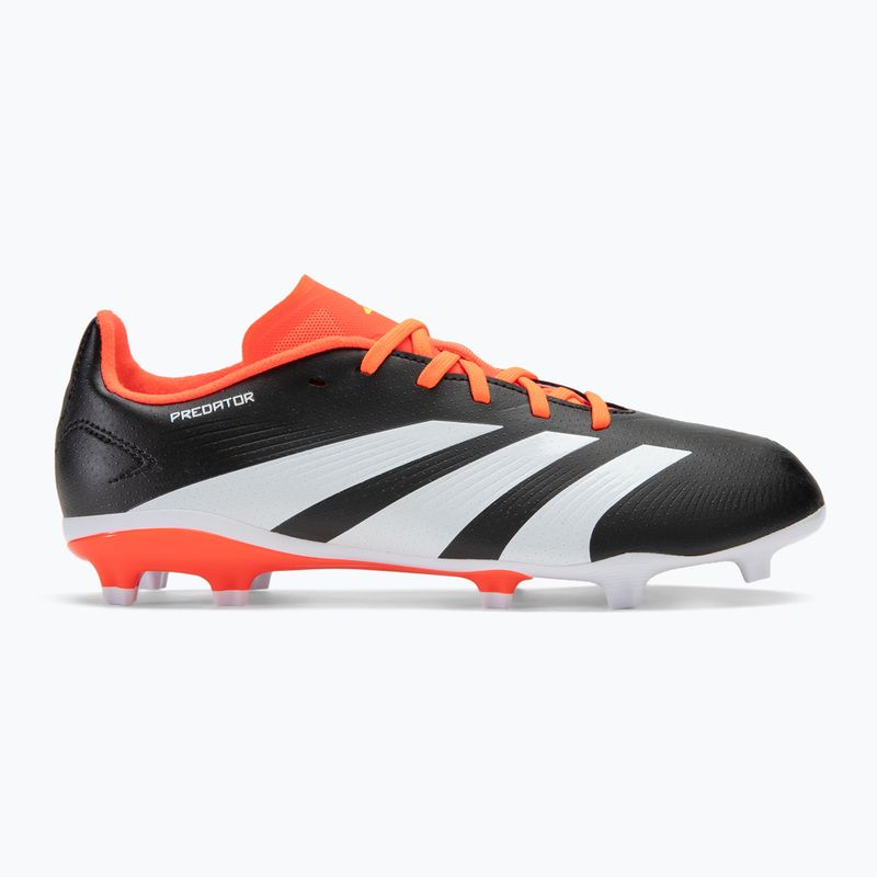 adidas Predator League FG core black/felhőfehér/napvörös gyermek focicipő 2