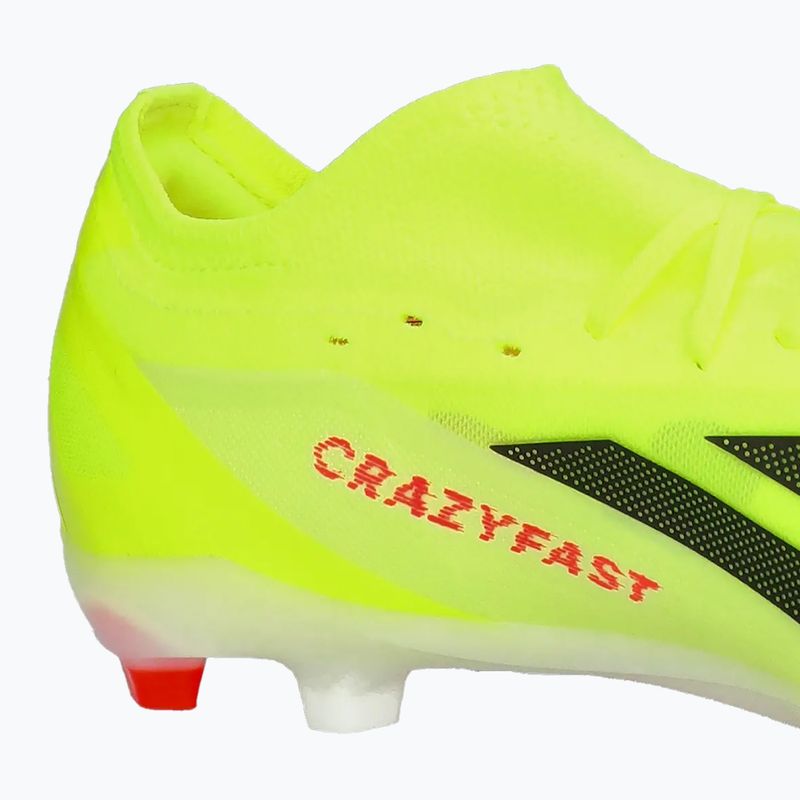 Férfi adidas X Crazyfast Pro FG csapat futballcipő napsárga/mag fekete/felhő fehér 8