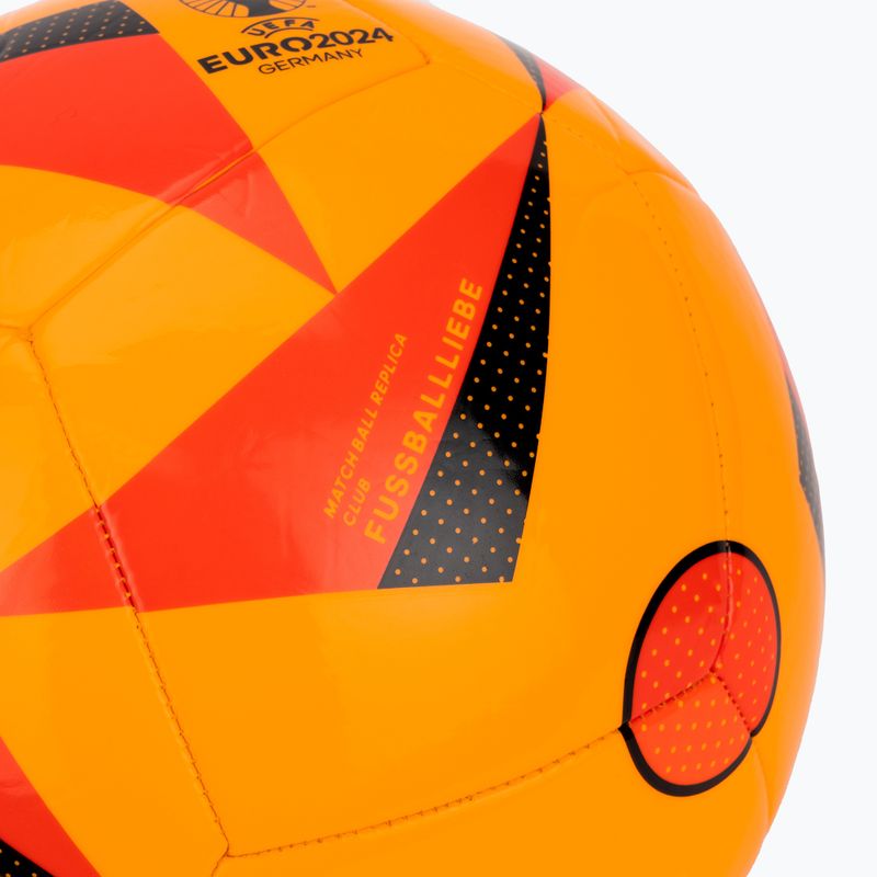Focilabda adidas Fussballiebe Club Euro 2024 solar gold/solar red/black méret: 5 3
