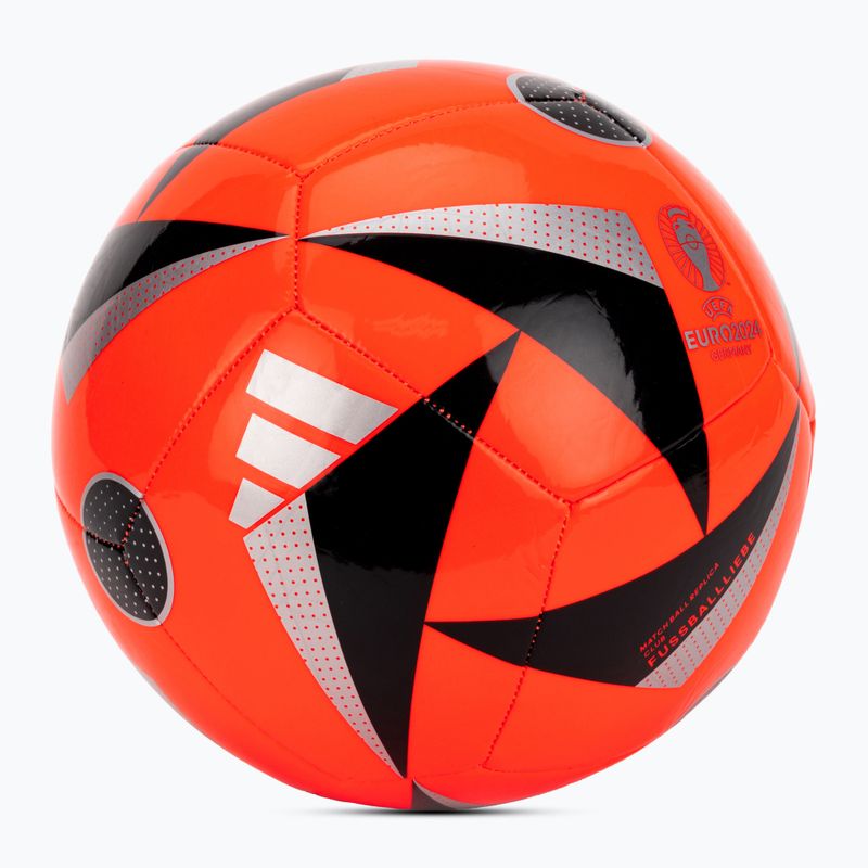 Focilabda adidas Fussballiebe Club Euro 2024 solar red/black/silver metallic méret: 4 2