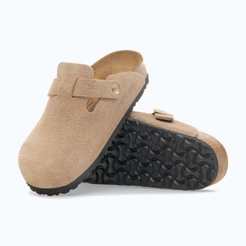 Papucsok BIRKENSTOCK Boston Suede Leather sandcastle 5