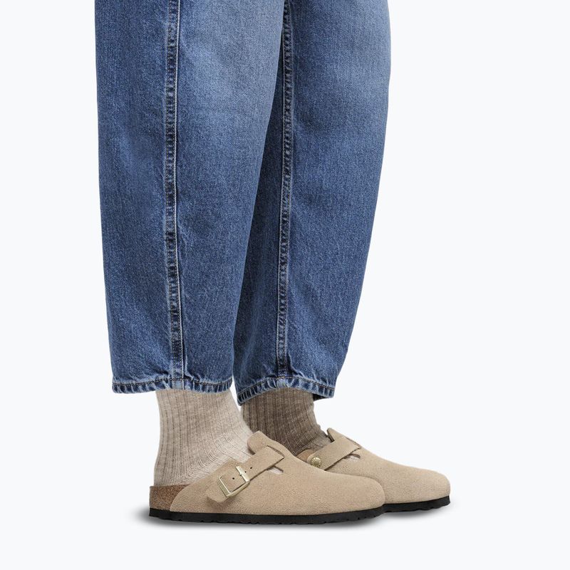 Papucsok BIRKENSTOCK Boston Suede Leather sandcastle 7