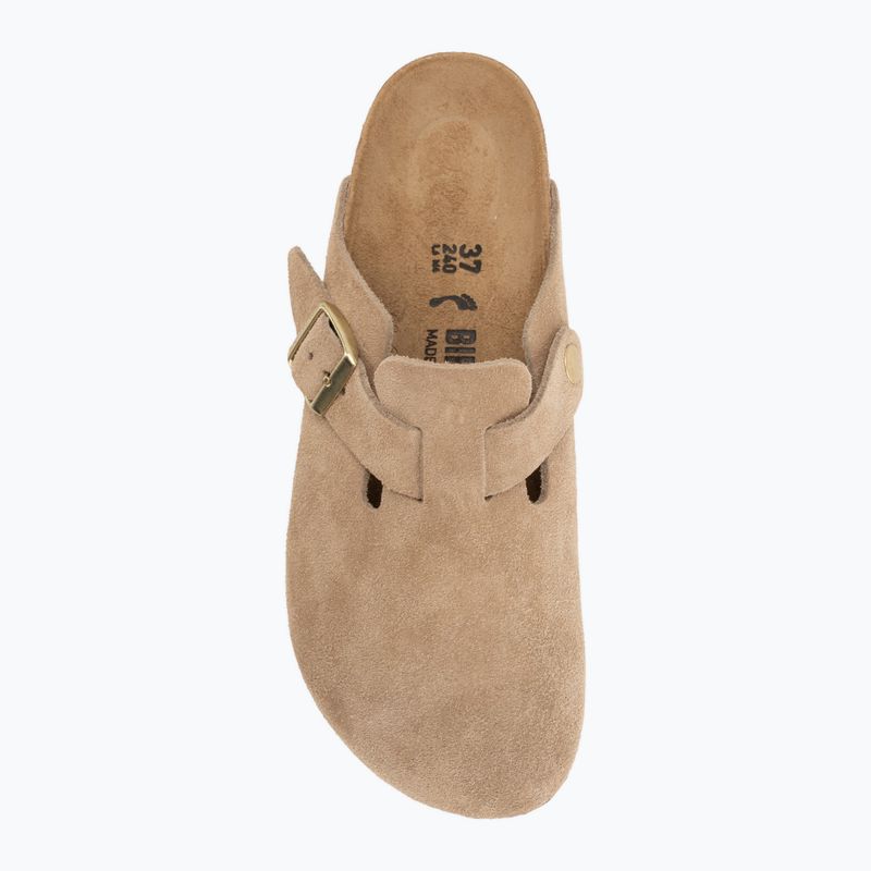 Papucsok BIRKENSTOCK Boston Suede Leather sandcastle 5