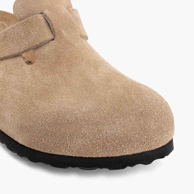 Papucsok BIRKENSTOCK Boston Suede Leather sandcastle 7