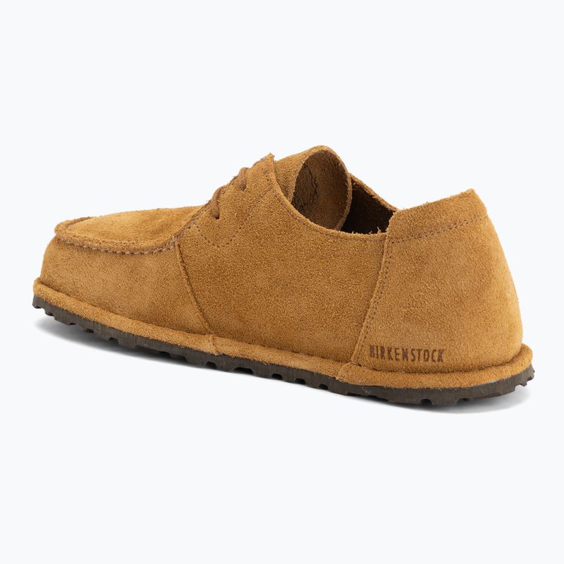 Cipő BIRKENSTOCK Utti Lace Suede Leather Narrow cork brown 3