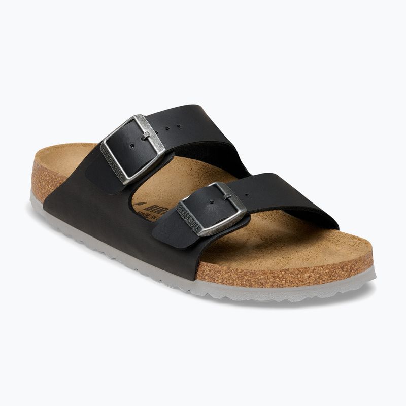 Papucsok BIRKENSTOCK Arizona Birko-Flor black/light gray