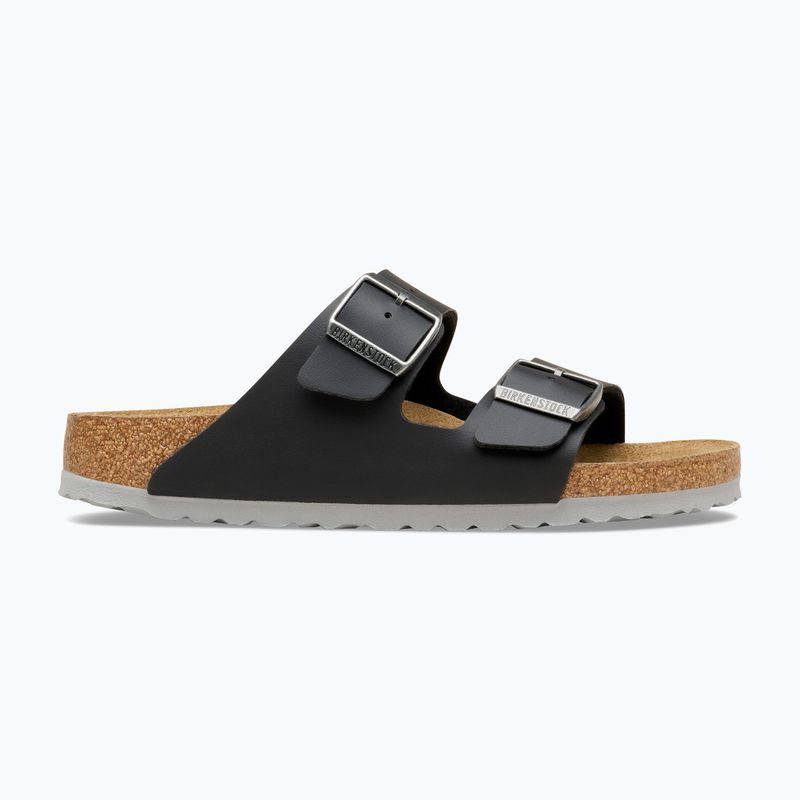 Papucsok BIRKENSTOCK Arizona Birko-Flor black/light gray 2