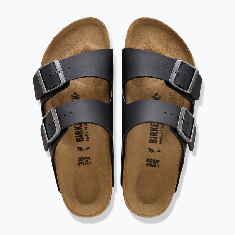 Papucsok BIRKENSTOCK Arizona Birko-Flor black/light gray 3