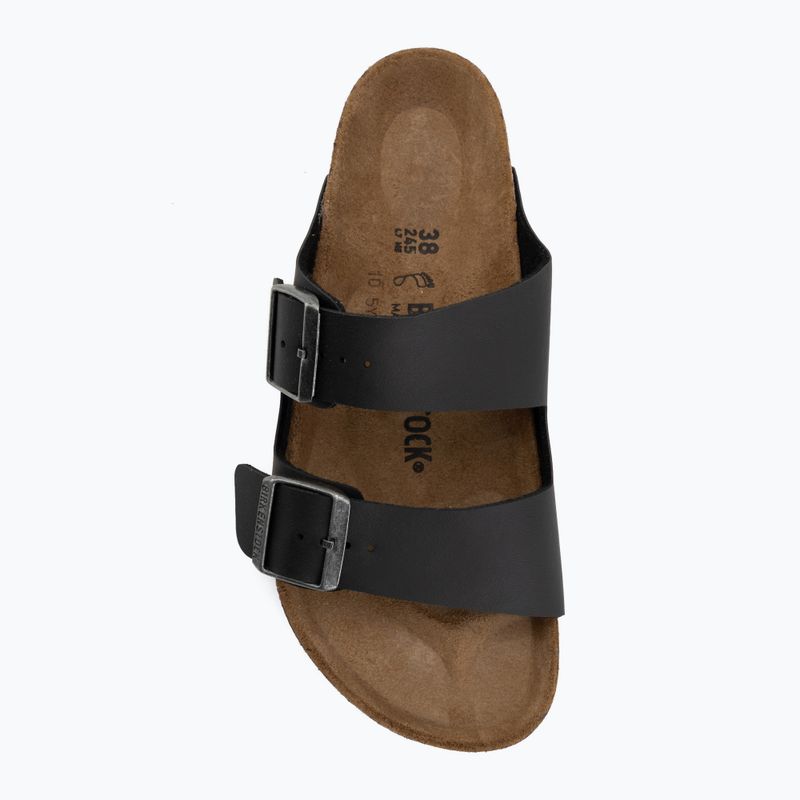 Papucsok BIRKENSTOCK Arizona Birko-Flor black/light gray 5