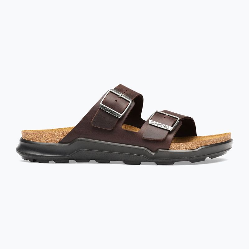 Férfi papucsok BIRKENSTOCK Arizona Crosstown Oiled Leather Regular habana/black 2