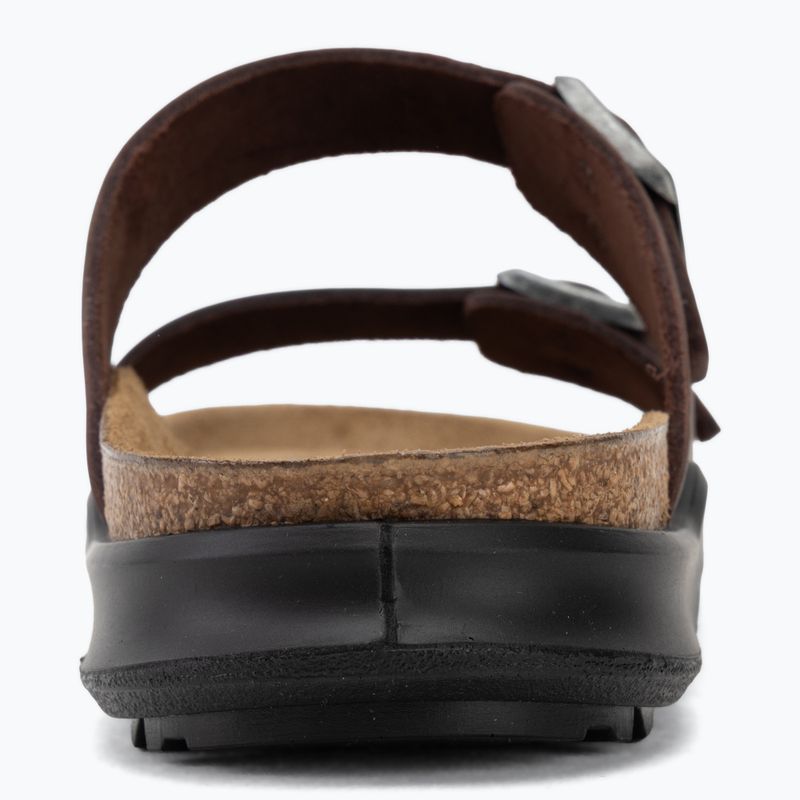 Férfi papucsok BIRKENSTOCK Arizona Crosstown Oiled Leather Regular habana/black 6