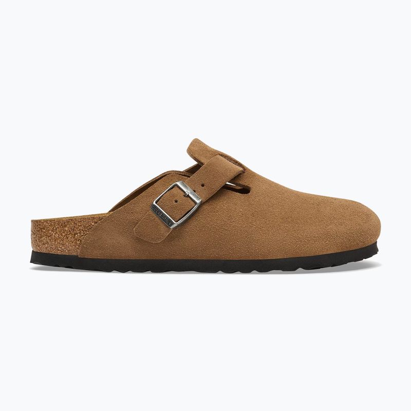 Papucsok BIRKENSTOCK Boston Suede Leather dark tea 2