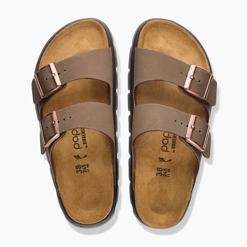 Papucsok BIRKENSTOCK Arizona Chunky Birkibuc mocca 3