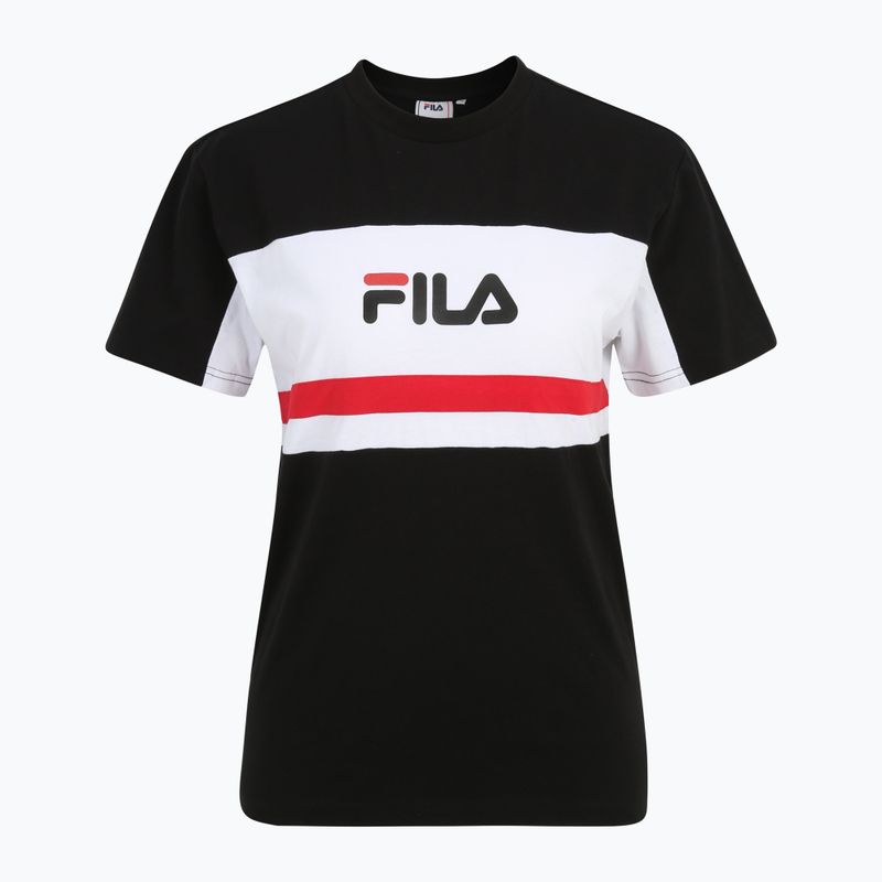 Női póló FILA Lishui black/bright white 5