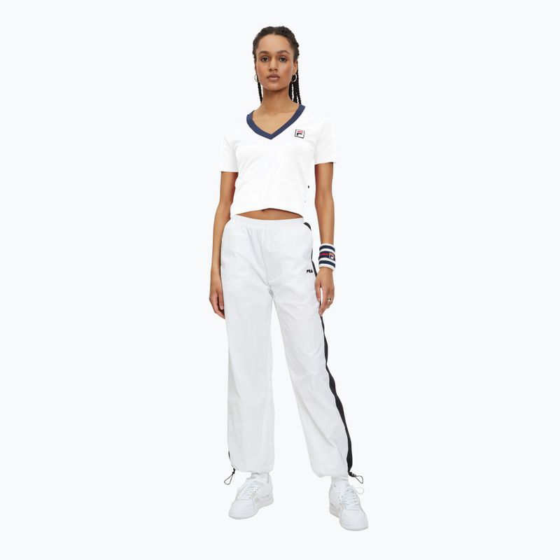 Női póló FILA Ludhiana bright white 2