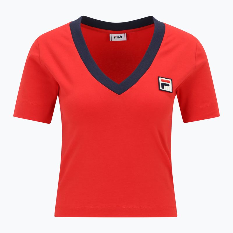 Női póló FILA Ludhiana true red 5