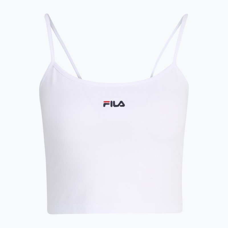 Női póló FILA Loni Cropped Spaghetti bright white 6