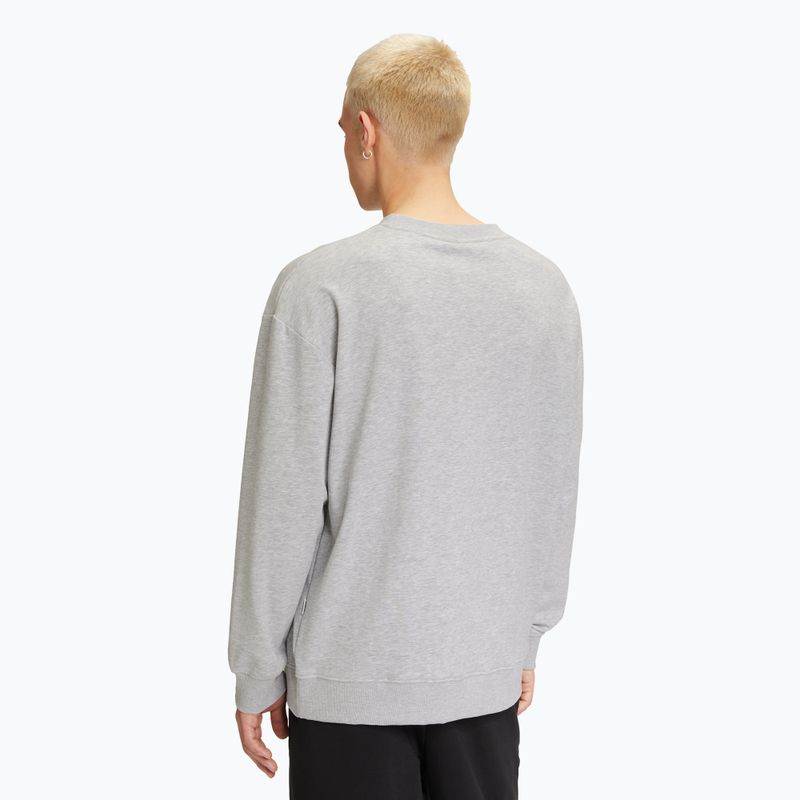 Férfi pulóver FILA Lahti Crew light grey melange 3
