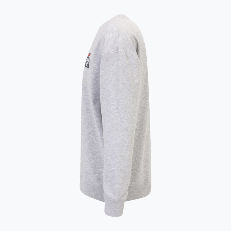 Férfi pulóver FILA Lahti Crew light grey melange 7