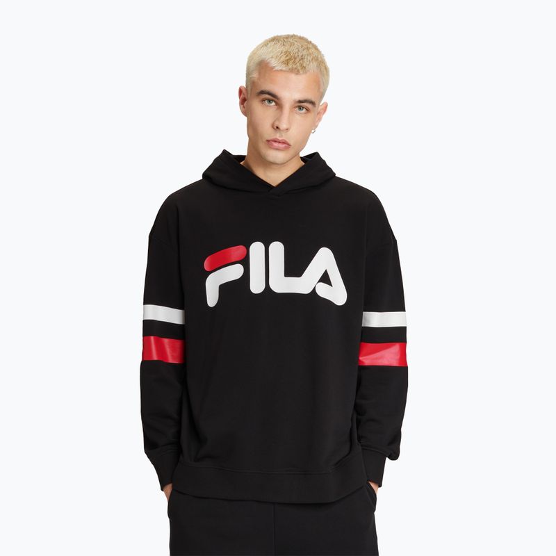 Férfi melegítő felső FILA Luohe Oversized Hoody fekete