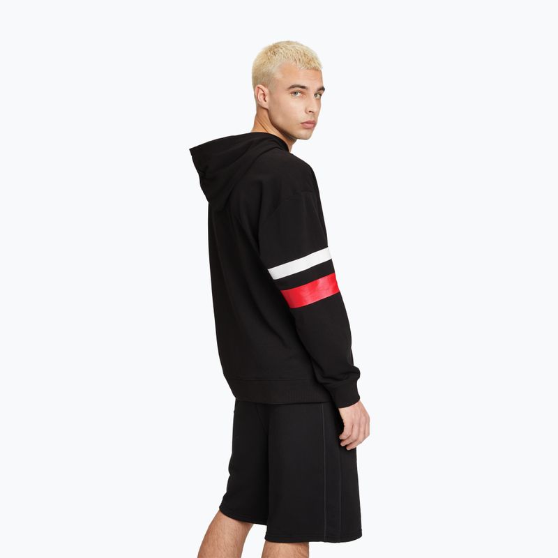 Férfi pulóver FILA Luohe Oversized Hoody black 3