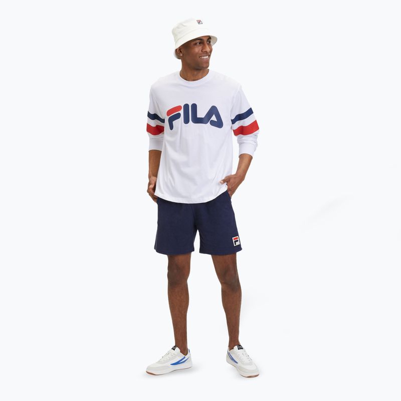 Férfi pulóver  FILA Luohe Oversized Crew bright white 2