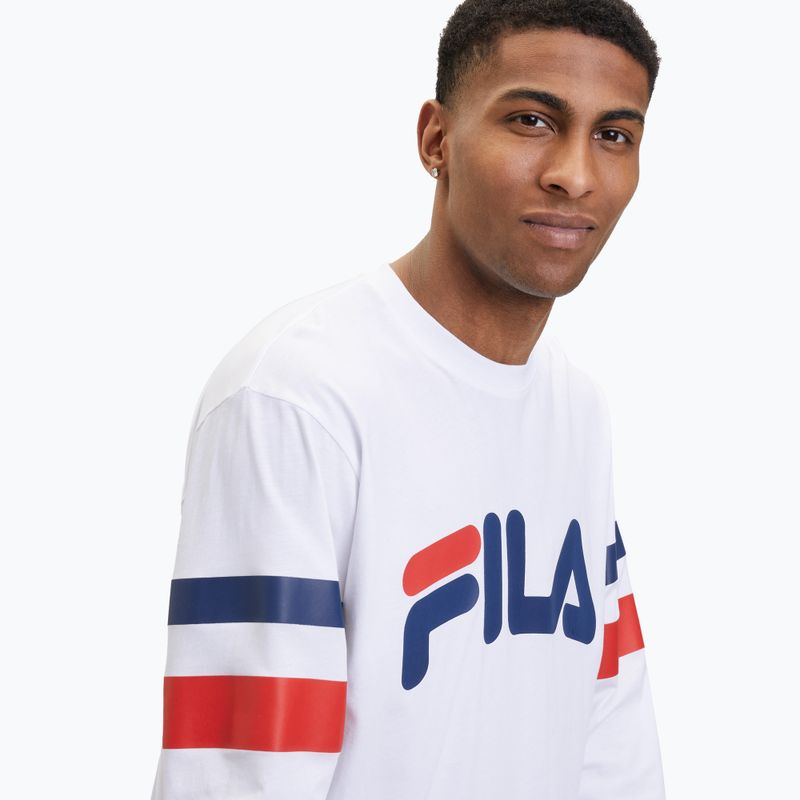 Férfi pulóver  FILA Luohe Oversized Crew bright white 4