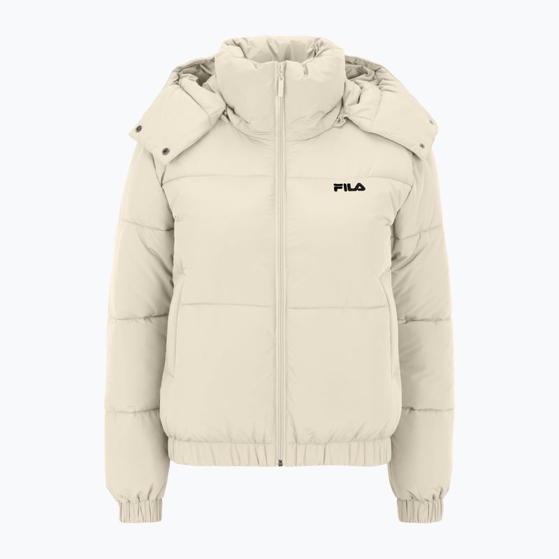 Női FILA Buchen Cropped Puffer kabát antik fehér