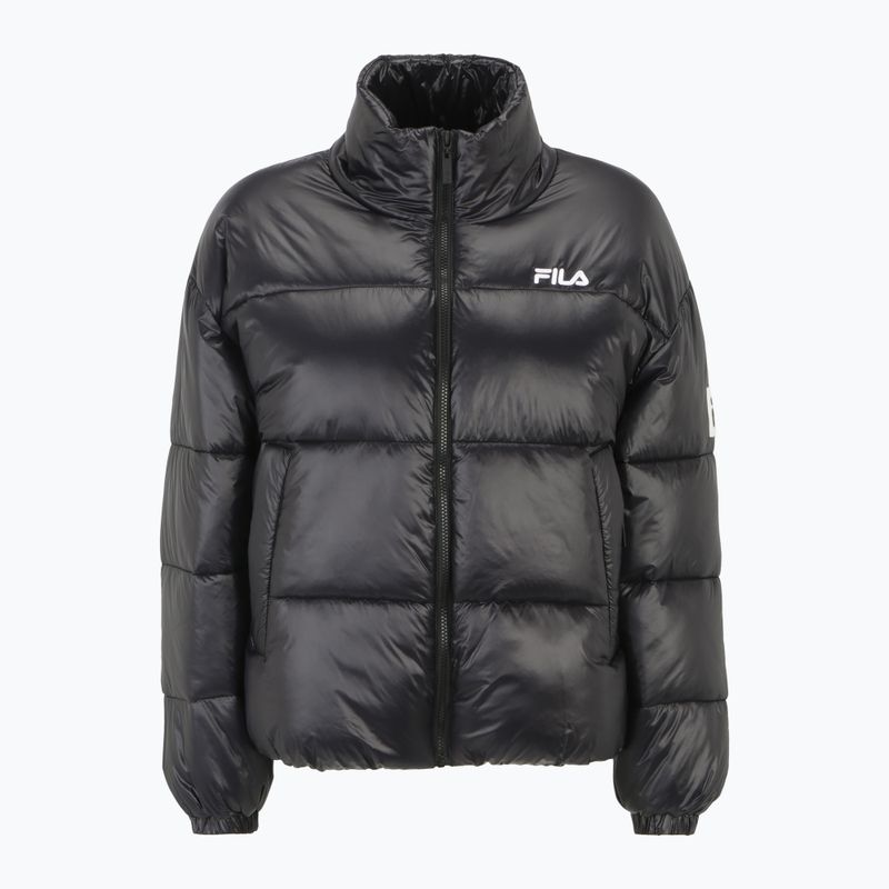 Kurtka puchowa zimowa damska FILA Lepe Shiny Puffer black