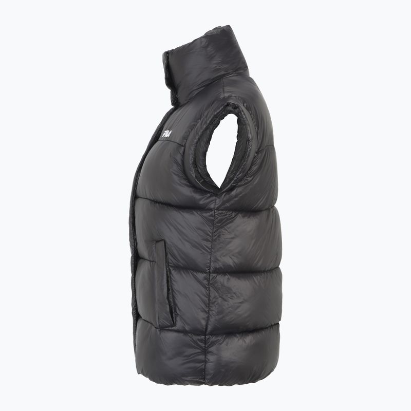 Női mellény FILA Luzk Long Puffer Vest black 3