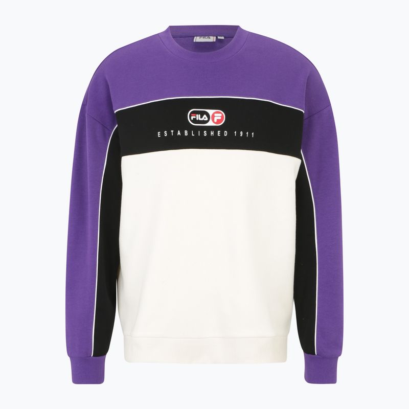 Férfi pulóver FILA La Paz Crew Sweat hellotrope/antique white/black