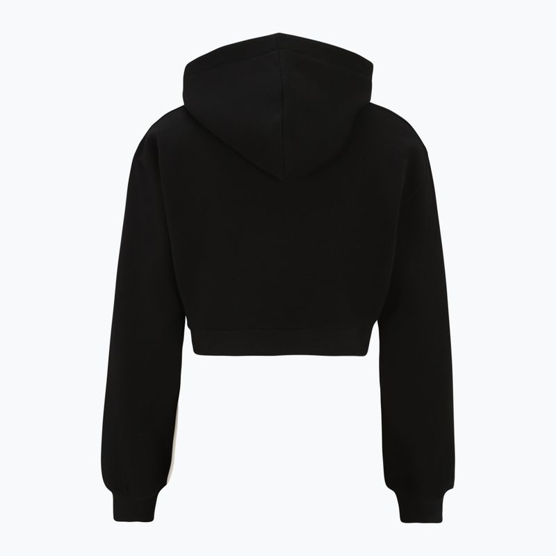 Női pulóver FILA Lapalisse Cropped Hoody black 2