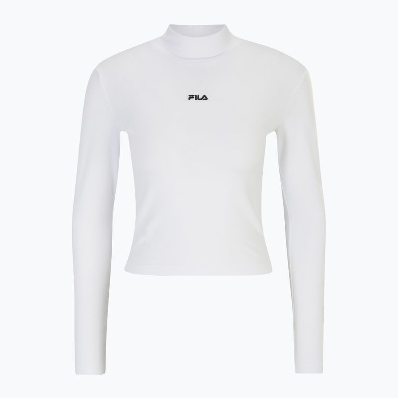 Női FILA Linnuse Cropped Turtle Neck hosszú ujjú világos fehér