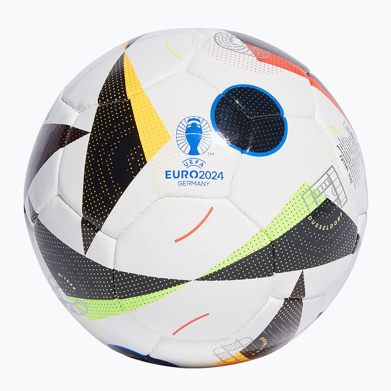 adidas Fussballliebe Pro Sala Euro 2024 fehér/fekete/glow blue 4-es méret labdarúgás