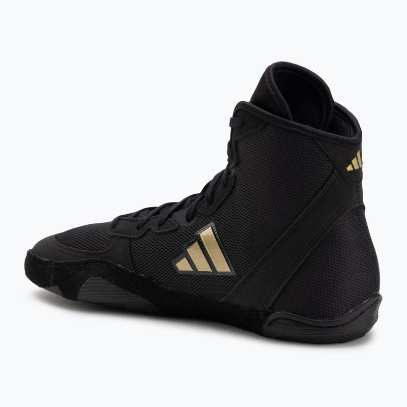 Birkózócipő adidas Adizero core black/gold metallic 3
