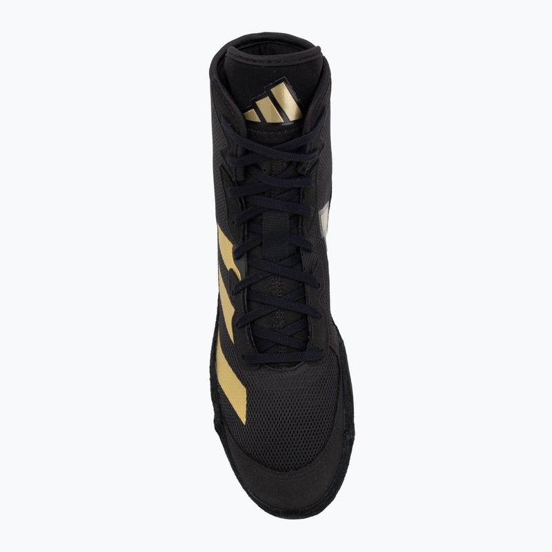 Birkózócipő adidas Adizero core black/gold metallic 5