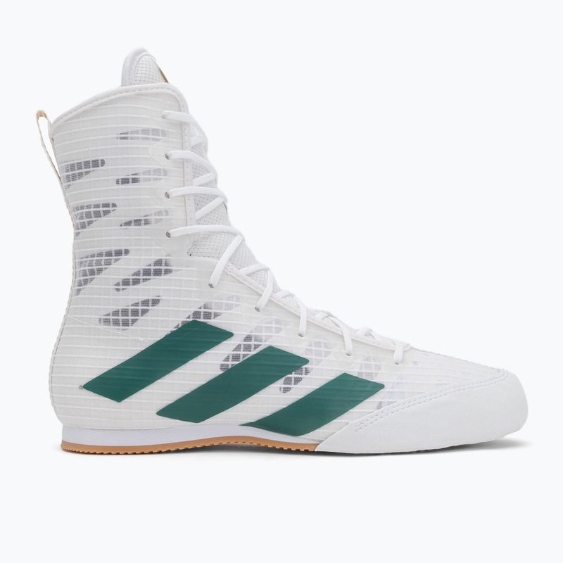 adidas Box Hog 4 felhő fehér/kollegiális zöld/magfekete boksz cipő 2