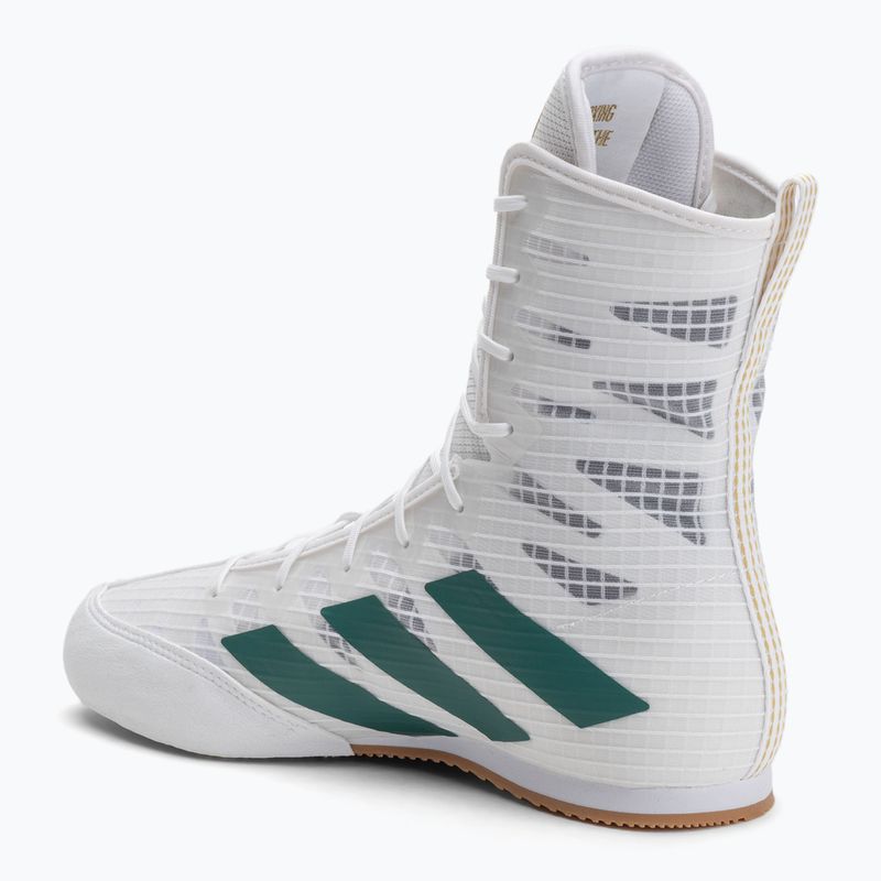 adidas Box Hog 4 felhő fehér/kollegiális zöld/magfekete boksz cipő 3