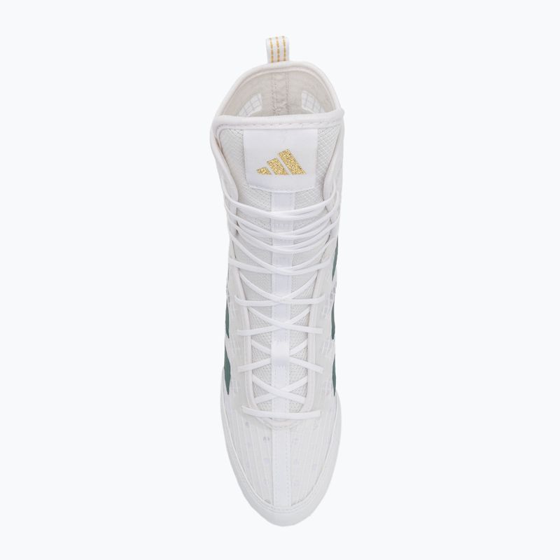 adidas Box Hog 4 felhő fehér/kollegiális zöld/magfekete boksz cipő 5